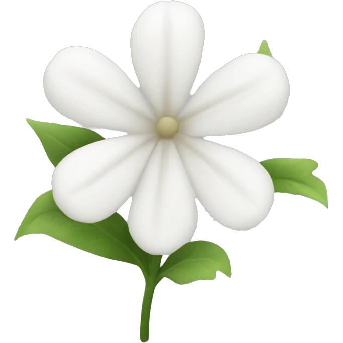 White flowers  emoji