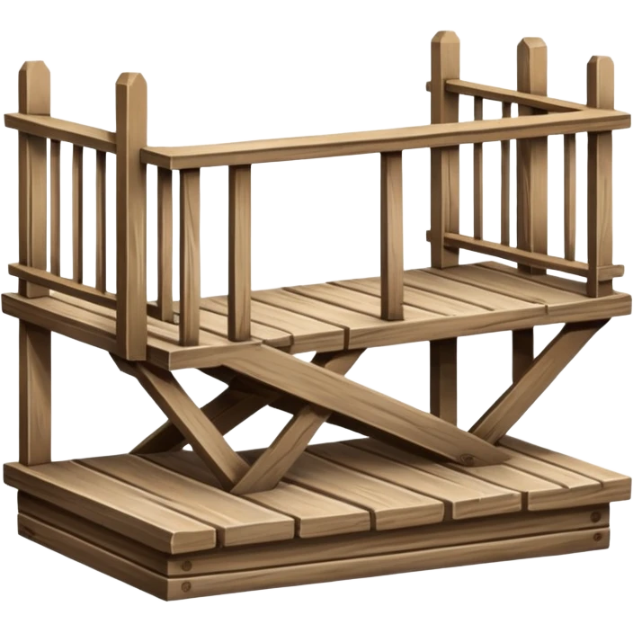 balcony made out of wood emoji