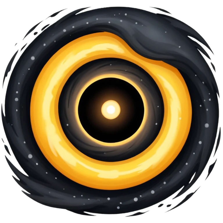 This the black hole emoji