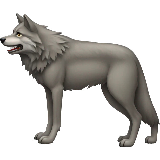 Wolf body  emoji