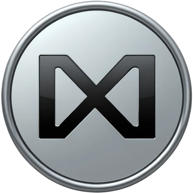 Circle with MB written on it emoji