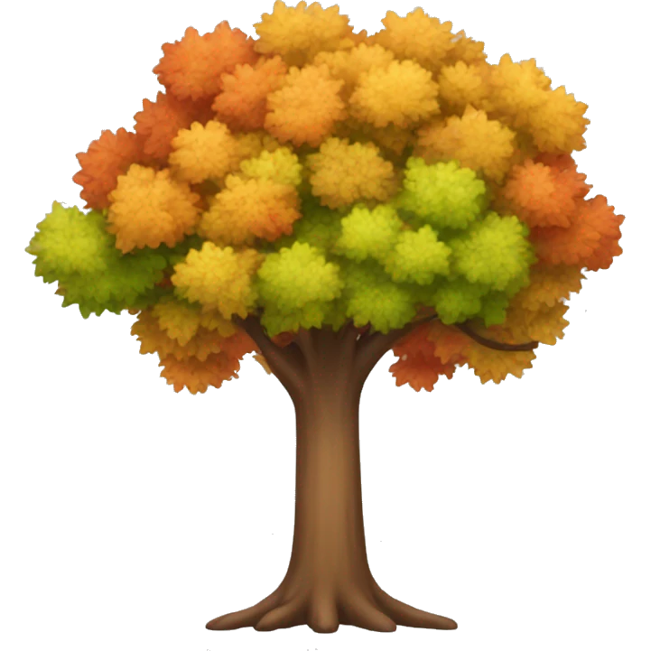 tree changing seasons emoji