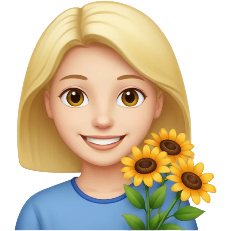 flower-bearing person emoji