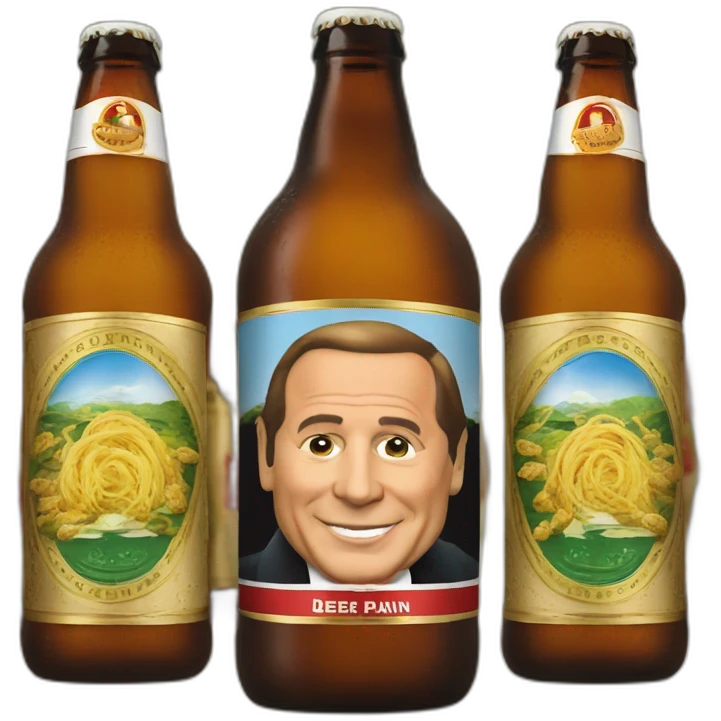 Berlusconi beer emoji