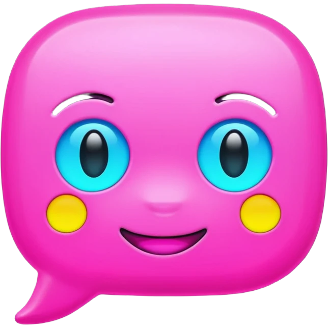 pink chat gpt ai emoji