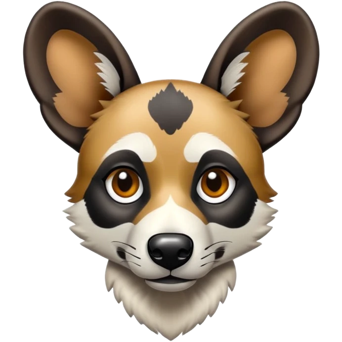 African wild dog emoji