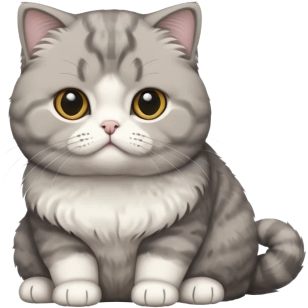 Scottish fold emoji