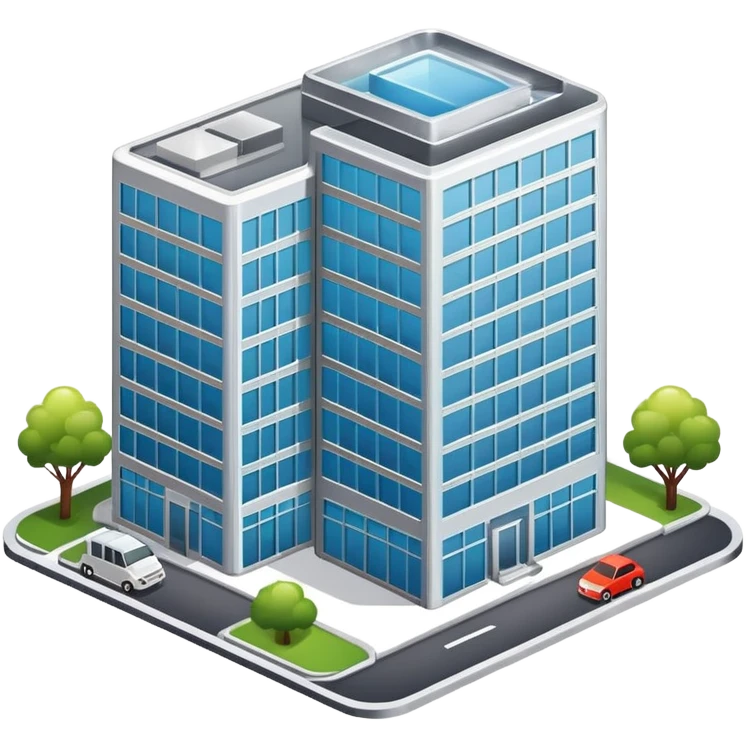 office building with supplier highlight emoji