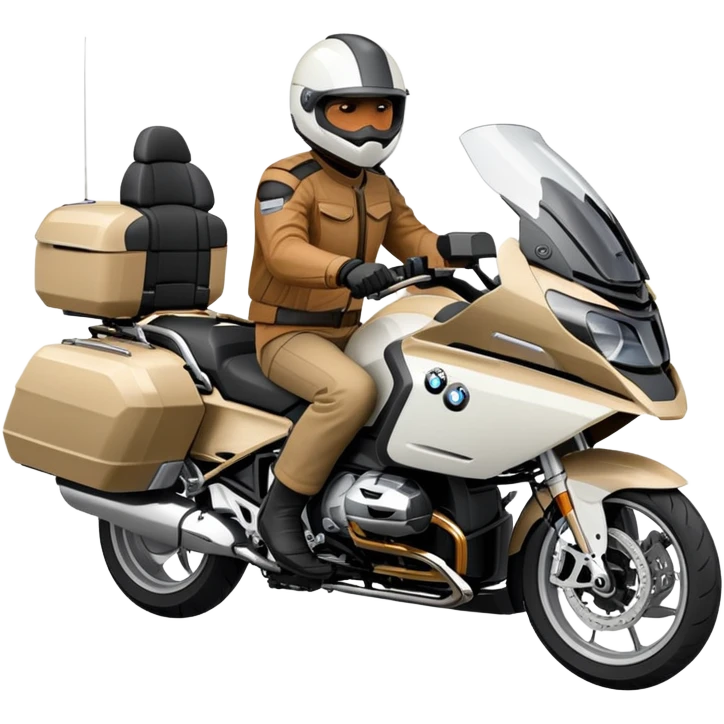 BMW RT1200 touring motorcycle with rider emoji