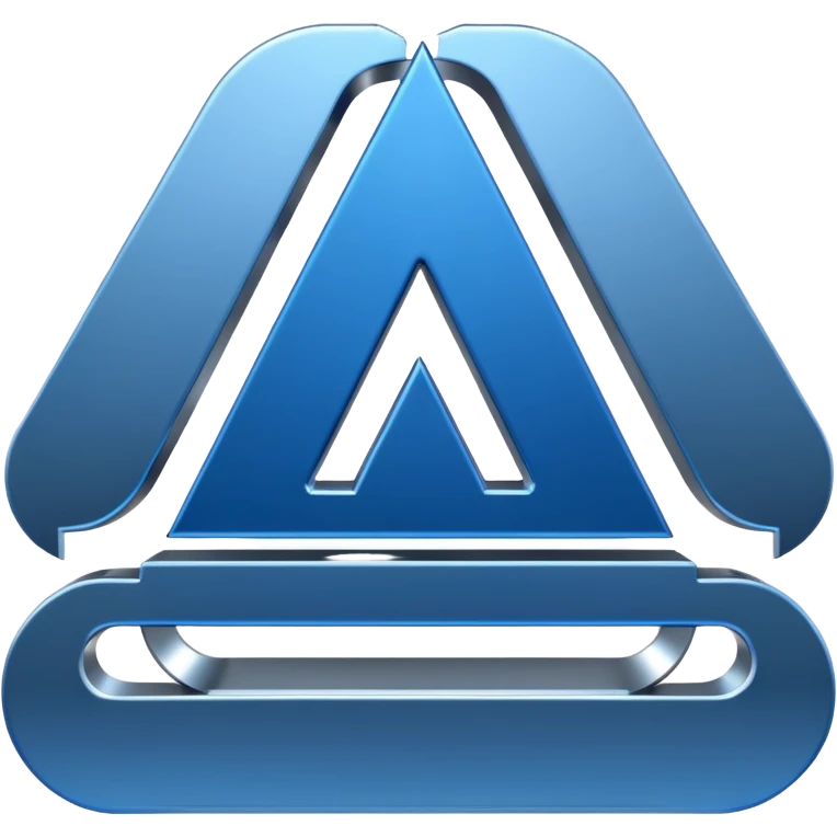 LOGO DE AUTOCAD EN 3D emoji