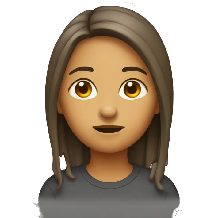 A female version of the melting emoji. emoji