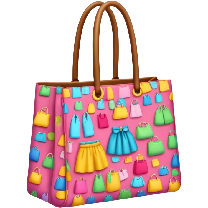 Shop bag with chothes emoji