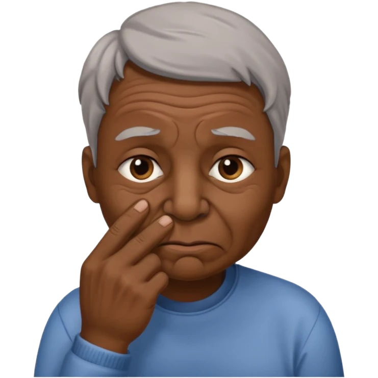 a. person smelling something bad emoji