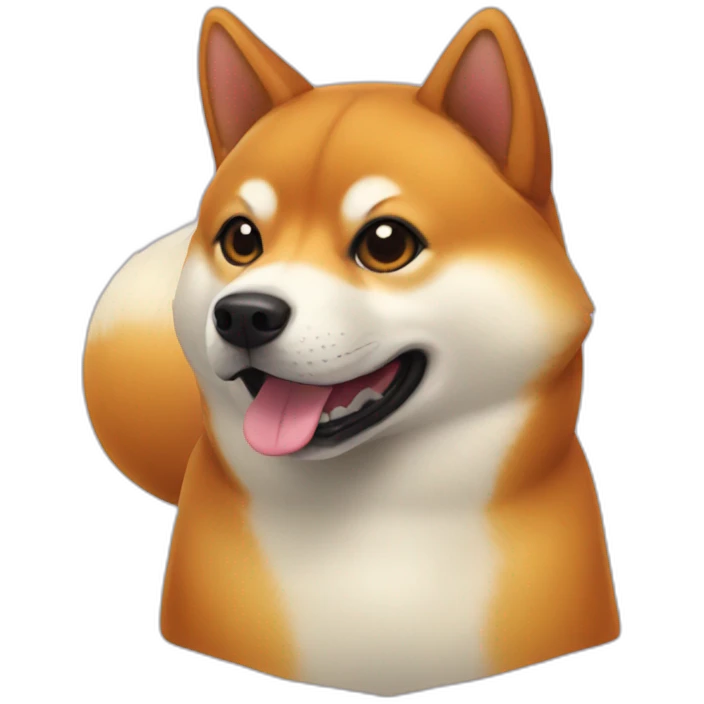 Shibainu orange emoji