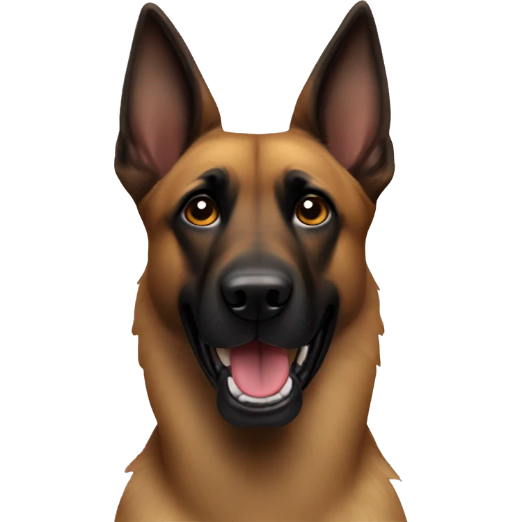 fluffy belgian Malinois emoji