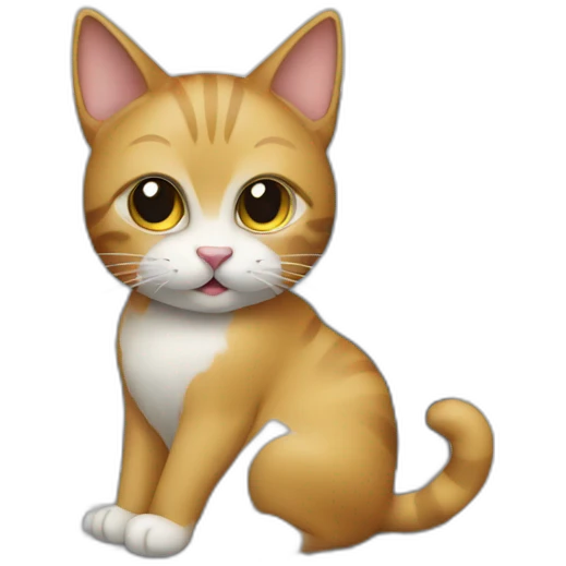 Cat computer emoji