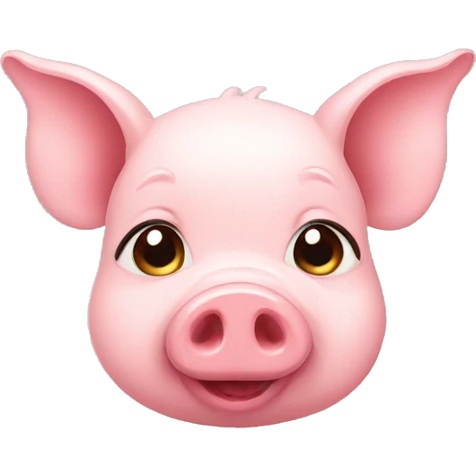 cute pig emoji