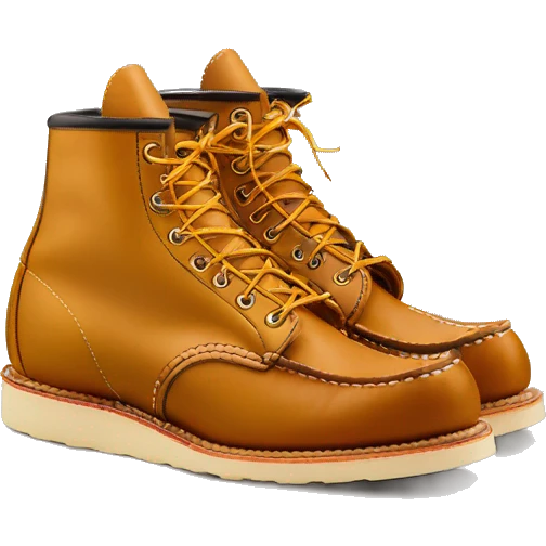 Red Wing moc toe "oro legacy" color, front view emoji