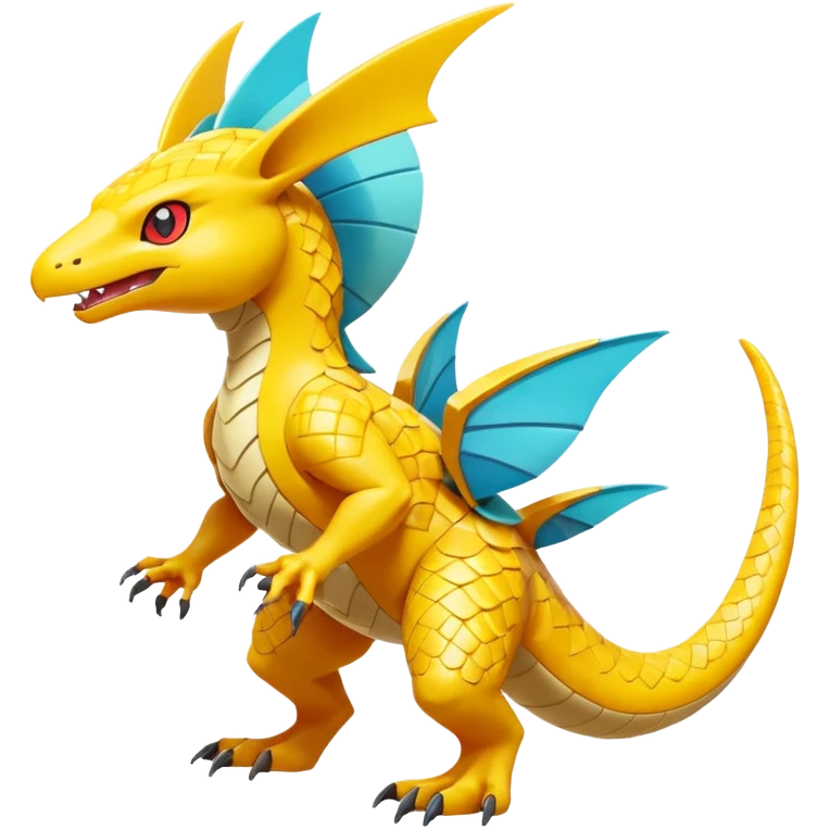 Heliolisk-Cyclizar-Pokémon, full body emoji