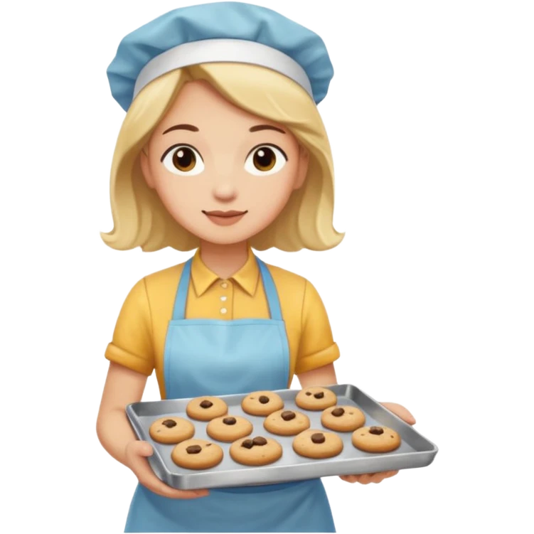 pastelero haciendo cokies emoji