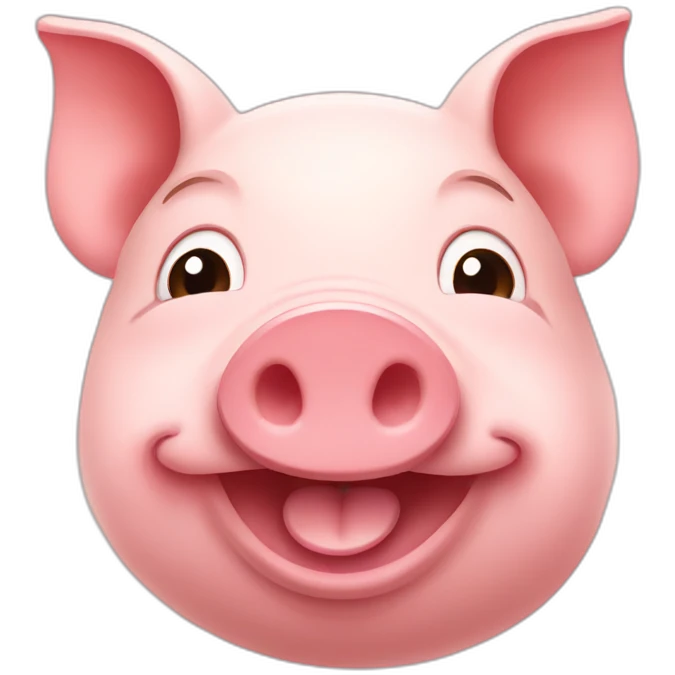happy animal pig emoji