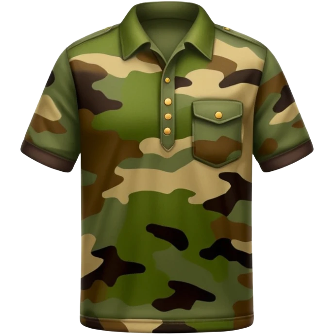 camouflage shirt emoji