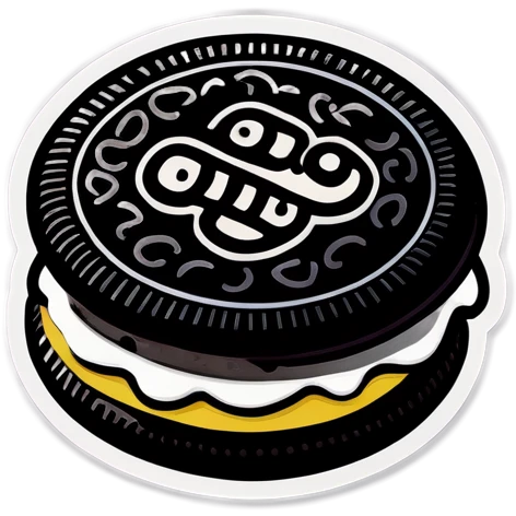 Happy oreo  emoji