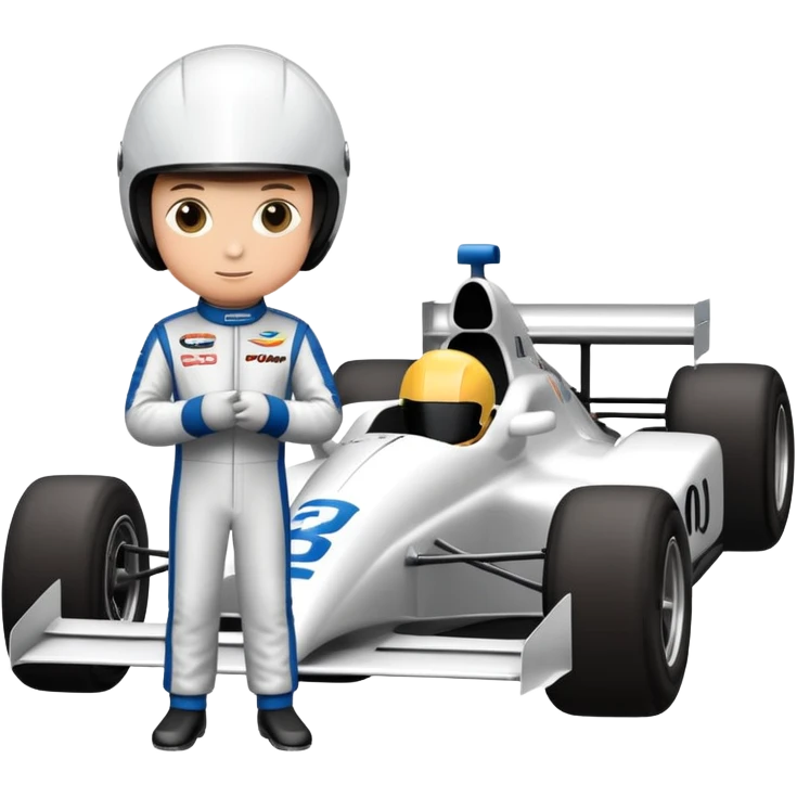 Human Racecar Working emoji
