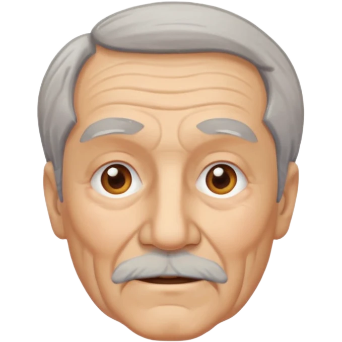 mustached elderly man emoji