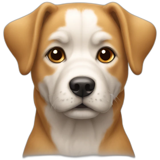 Chien sur âne sur chat emoji