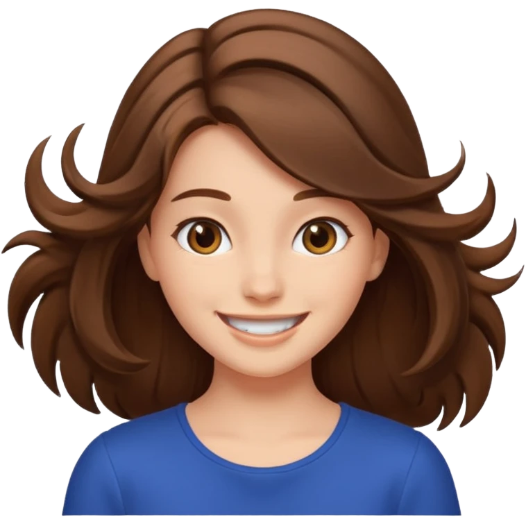 Girl flips hair  emoji