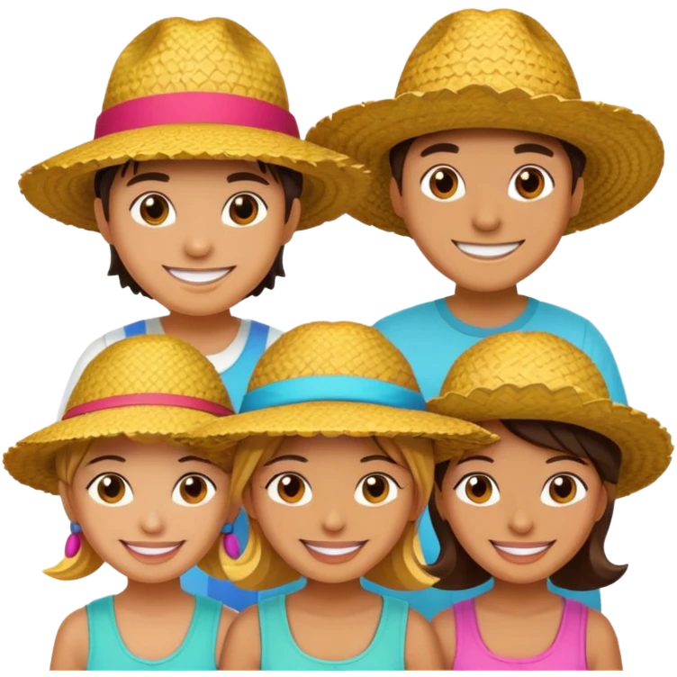 One peice strawhat crew emoji emoji