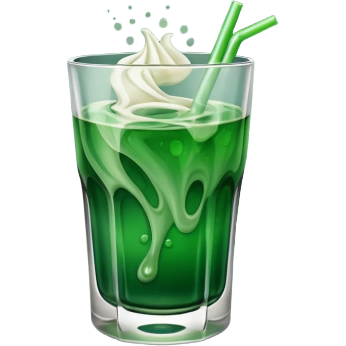 dark green drink emoji