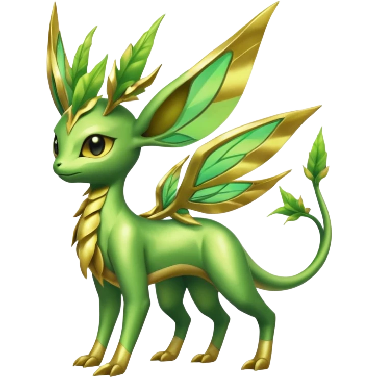 Shiny Exotic Flygon-Leafeon-Celebi-Scyther-Hybrid-Creature emoji