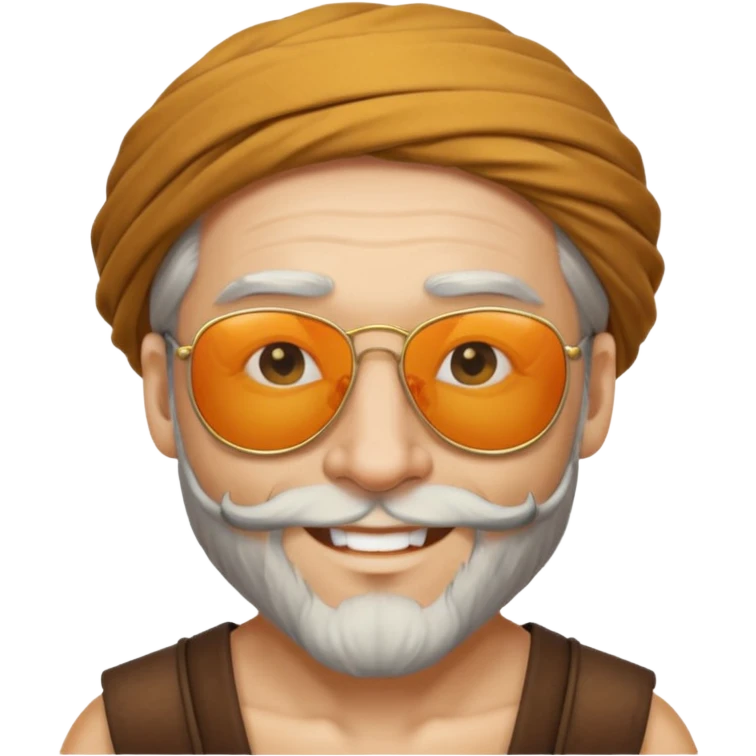 Ivan the Fool wearing sunglasses, cheerful emoji
