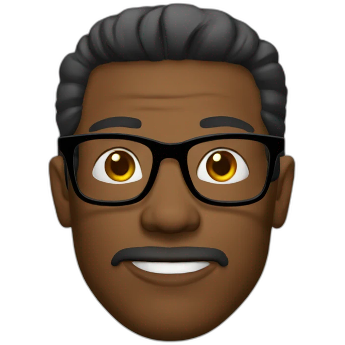 Jamie Fox with glasses emoji