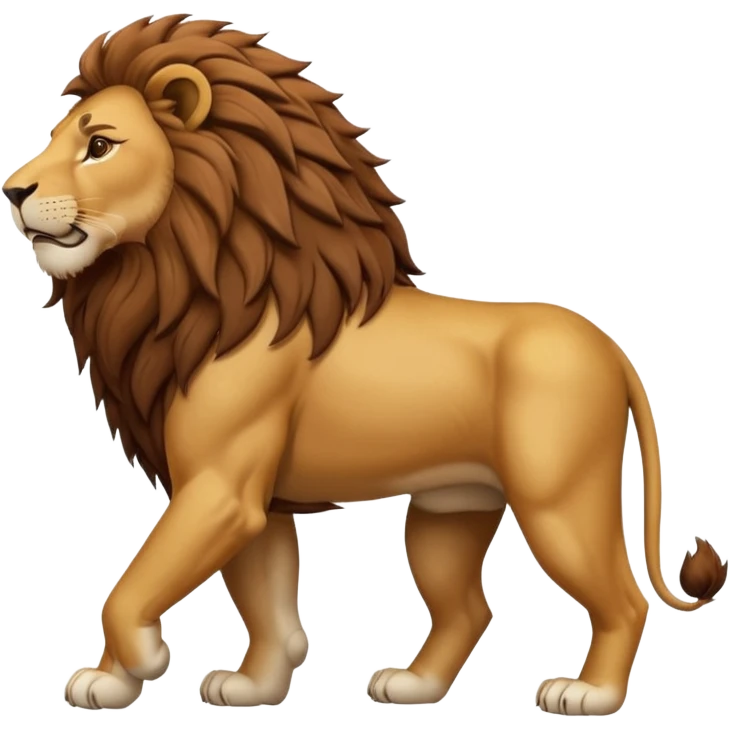 Un lion qui bouge ses fesses emoji