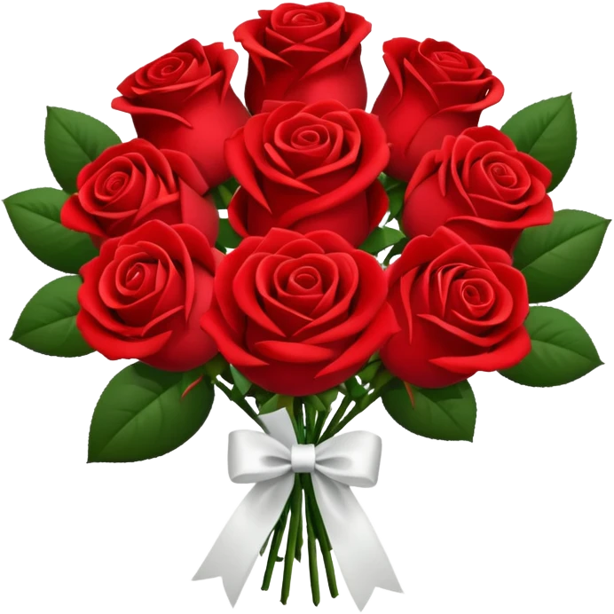 bouquet of red flowers emoji