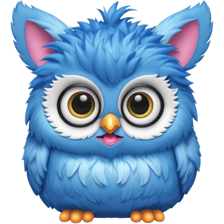 Furby blue emoji