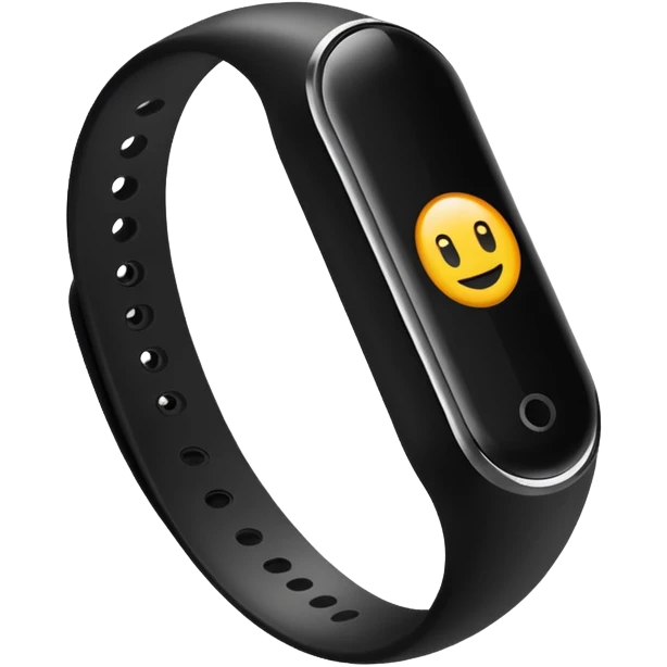 a whoop fitness band in the style of an ios emoji  emoji