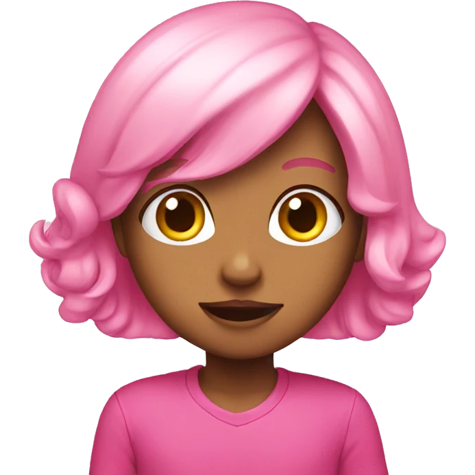 Pink emoji