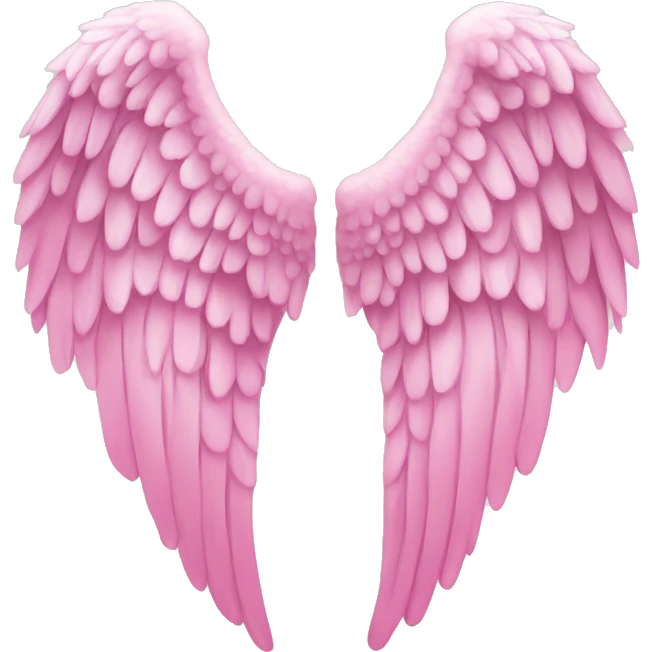 pink angel wing  emoji