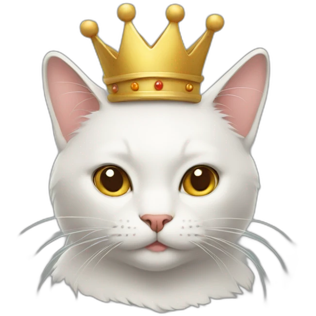 cat with crown emoji