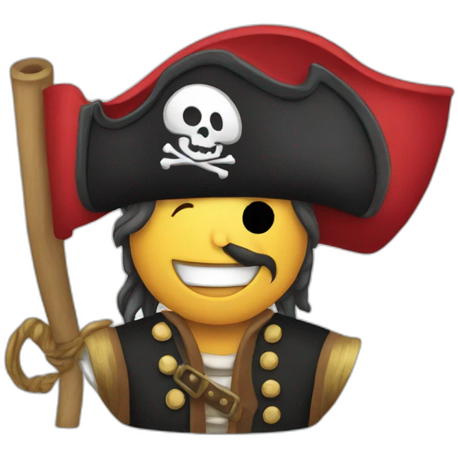 Drapeau pirate  emoji