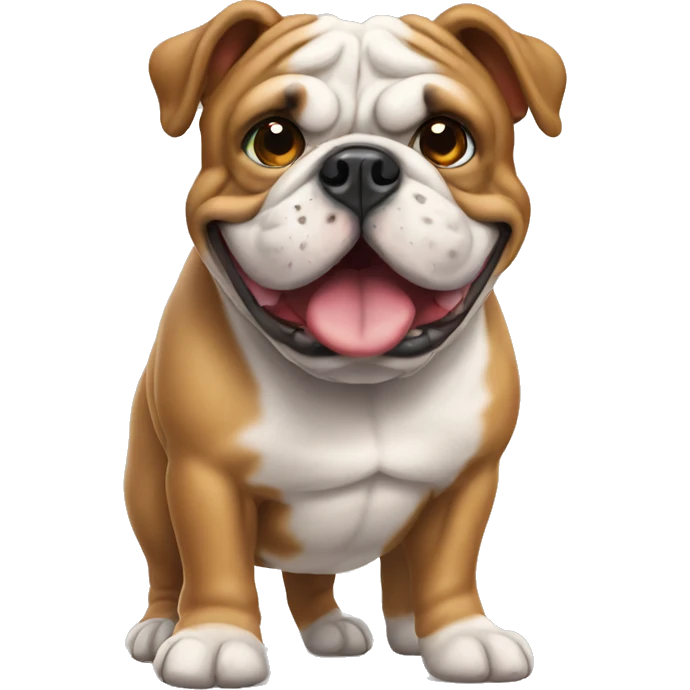English bulldog  emoji