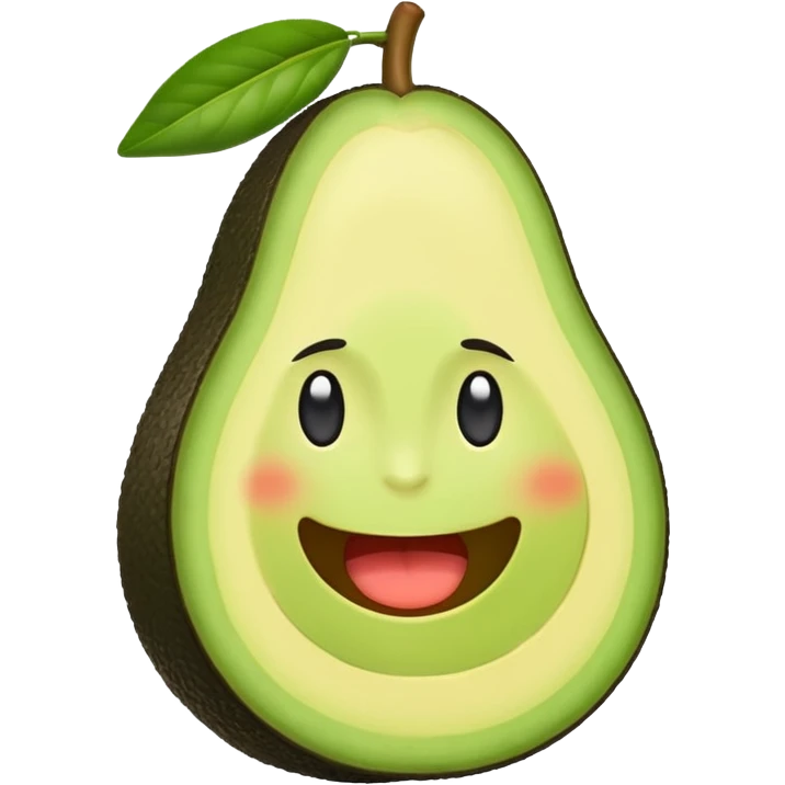 Happy avocado  emoji
