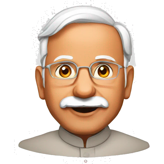 Prime minister Narendra Modi emoji