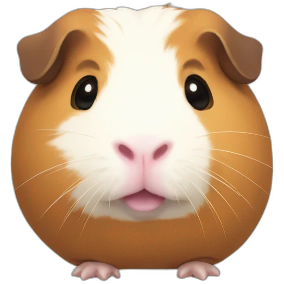Fatty round guinea pig emoji