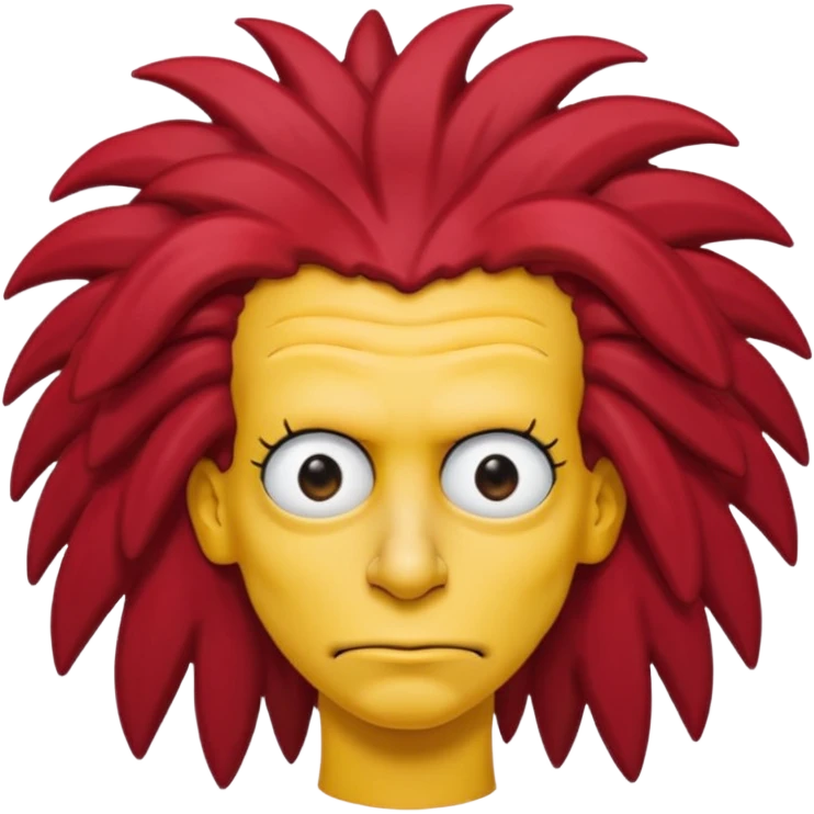 Sideshow Bob, simpson, long nose emoji