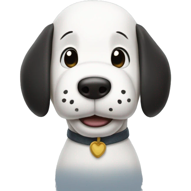 snoopy standing emoji